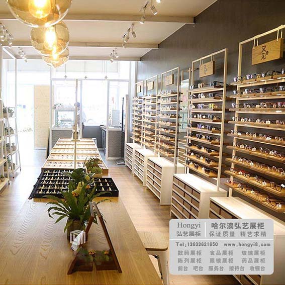 哈爾濱眼鏡柜臺 陳列柜制作